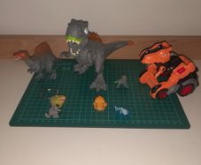 Dinosaur  Toy Bundle inc funko pop key chain