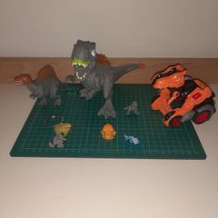 Dinosaur  Toy Bundle inc funko pop key chain