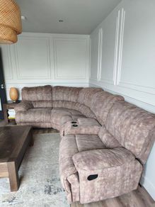 Corner Sofa with 2 recliners