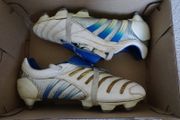Football Boots Adidas Pedator Pulse Beckham White/Blue (2004) Size 9UK SG