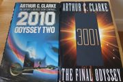 Arthur C Clarke 2010 Odyssey Two and 3001 The Final Odyssey Hardback Bundle