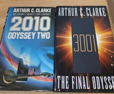 Arthur C Clarke 2010 Odyssey Two and 3001 The Final Odyssey Hardback Bundle