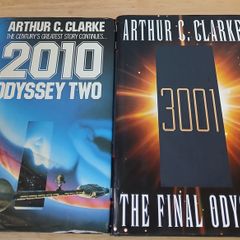 Arthur C Clarke 2010 Odyssey Two and 3001 The Final Odyssey Hardback Bundle