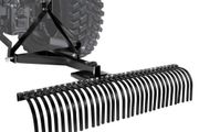 Tow Behind Dethatcher, 1525mm Tow Dethatcher with 32 Steel Tines, 3-Point Lawn Dethatcher Rake with Attachments for Tractor, Landscape Rake for Garden, Farm, Grass