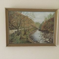 Art - Oil on Board ( M. Ballentine)