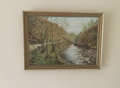 Art - Oil on Board ( M. Ballentine)