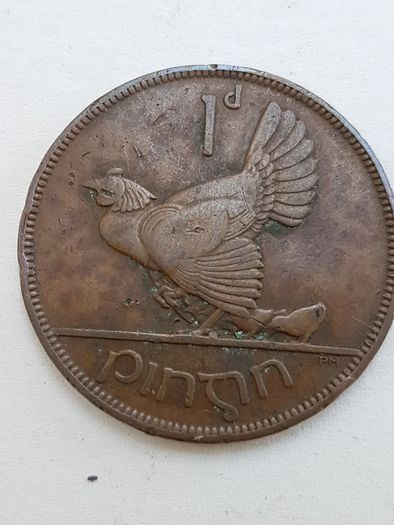 1930's 1d Pingin (Penny) Coins x 5