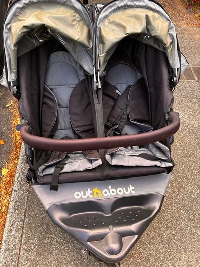 Double OutnAbout Buggy. Just professionally cleaned.