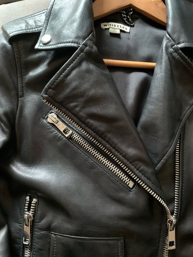Whistles leather biker jacket