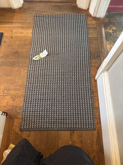 Swedish plastic woven rug70 by 150 cm