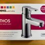 Chrome Mono Basin Mixer Sink Tap & Press Top Waste Image 3