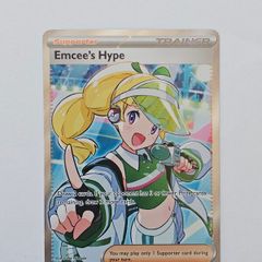 Emcee's Hype 220/182 Full Art Ultra Rare Destined Rivals Pokemon Card
