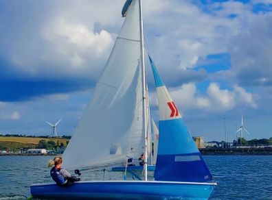 Laser II sailing dinghy sail boat