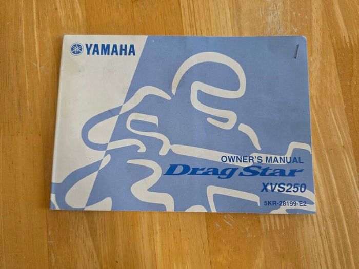 Yamaha Dragstar XVS250 Owners Manual