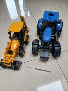 tractor and digger