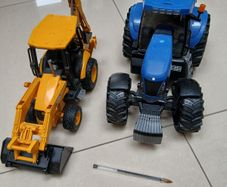 tractor and digger