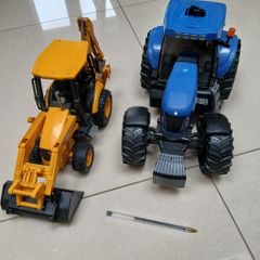 tractor and digger