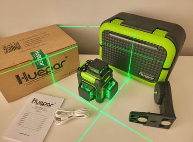 New Huepar 12 lines 3D green laser level