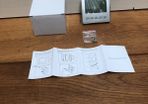 Chrome/Stainless Programable thermostat