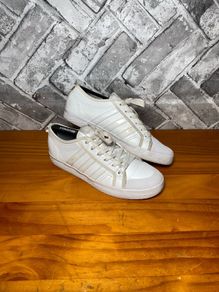 Adidas Nizza All White Mens Ladies Casual Trainers UK7 EUR40.5