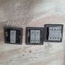 chrome electrical swithes and a single socket plate Image 4