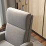 Recliner TV Armchair, fold-out footrest, reclines up to 160, 64 x 86 x 102 cm, Gray Image 3