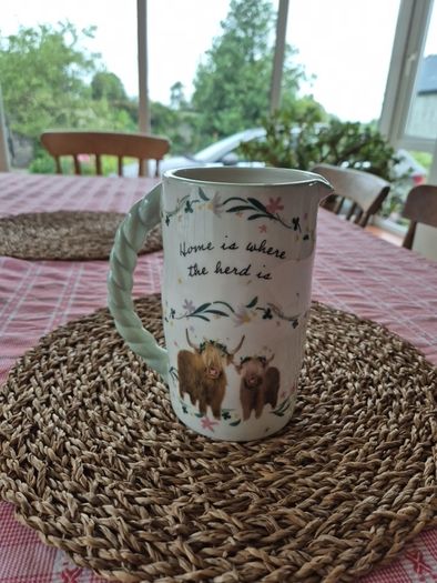 Novelty Jug: 'Home is where the herd is.'