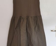 Olive green Mango maxi dress