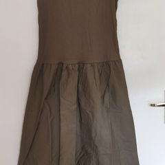 Olive green Mango maxi dress