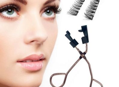 Magnetic Eyelashes with applicator tweezer, NEW
