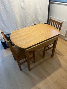 Table with two chairs