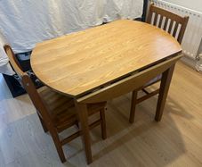 Table with two chairs