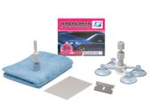 Glass Polish GP21101 Windscreen Repair Kit, Chip and Crack DIY Repair, Removes Bulls-eyes, Stars, Flower and Chips from Car Windshields
