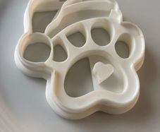 paw shape - baking mold - Christmas