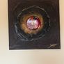 3 x Brown, Gold and Red paintings as new Image 4