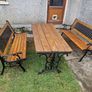 Cast iron garden bench x2 Image 3