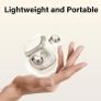 Doubc S29 Mini Bluetooth 5.4 Headphones, In-Ear, Wireless Sleep Headphones with 25 Hours of Battery Life, Soft Earbuds, Gentle Sound, Comfortable Fit Without Pressure, Beige Image 2