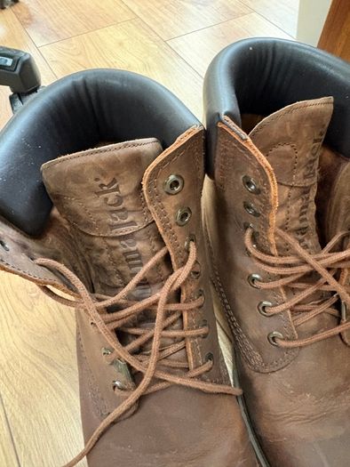 Leather boots  EU 45 Panama brown