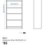 IKEA Billy Bookcase in white 80x39x202 Image 4