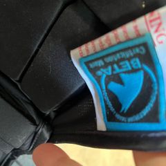 Ladies back protector not used