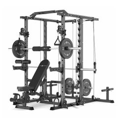 RPM Gym Rig - Fully integrated Smith machine , as new but assembled