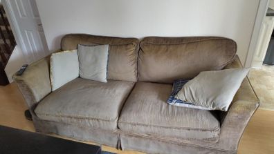 matching two-seater and three-seater couches