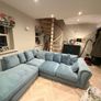 Beautiful Blue Sofa Image 2