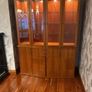 dining table , 10 chairs, display cabinet and sideboard Image 2