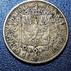 Germany Prussia 1/6 Taler 1842 A Friedrich Wilhelm IV. (1840-1861) Silver coin