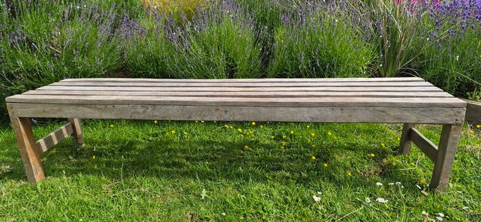 2x garden benches
