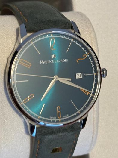 Maurice Lacroix Eliros Swiss Made Watch Green Dial Full Set
