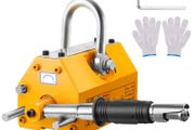 Magnetic Lifter, 220 lbs/100 kg Pulling Capacity, 2.5 Safety Factor, Neodymium &amp; Steel, Lifting Magnet with Release, Permanent Lift Magnets, Heavy Duty Magnet for Hoist, Shop Crane, Block, Board