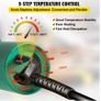 BRAND NEW 1600W Plastic Welding Gun Hot Air Torch Palstic Welder Kit W/ 4PCS Replacement Nozzles for PVC PP PE Pipe Vinyl Floor Image 3