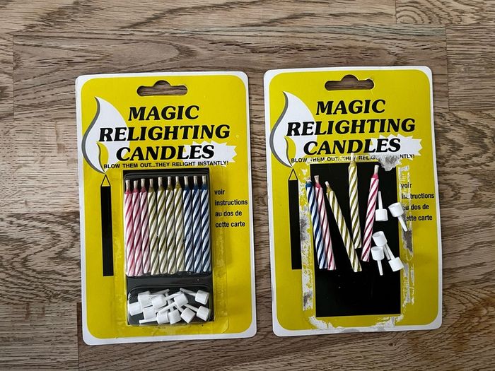 Magic Relighting Birthday Candles